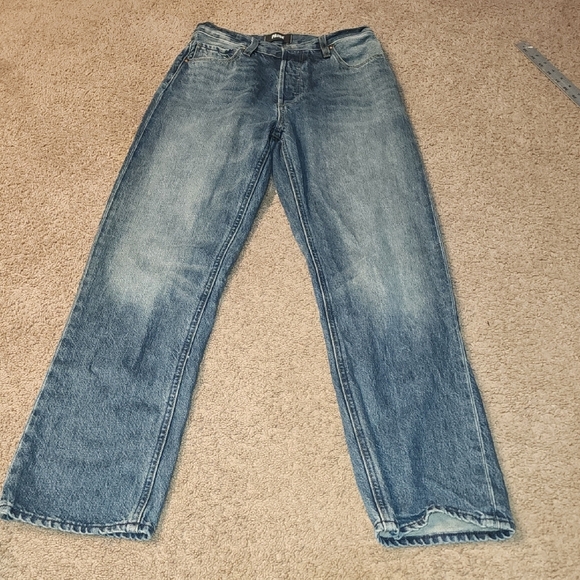 PAIGE Blue Straight Leg Jeans Classic Style - Picture 1 of 8